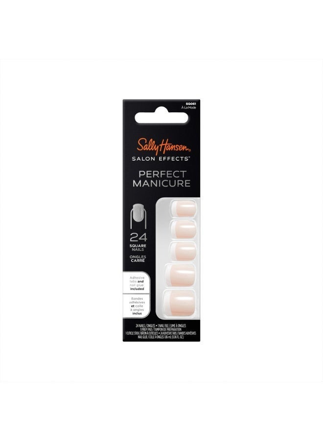 Sally Hansen Salon Effects Perfect Manicure Press on Nails on Pointe & Salon Effects Perfect Manicure Press on Nails a La Mode & Salon Effects Perfect Manicure Press on Nails Only Have Ice for You & Salon Effects Perfect Manicure Press on Nails Affairy to Remember Bundle - Image 3
